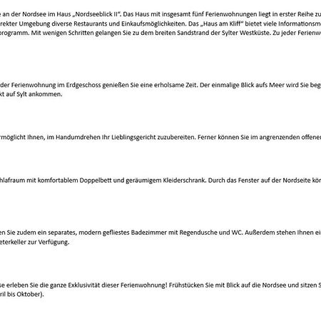 Nordseeblick II - Duenenstr 21, App 1 Wenningstedt-Braderup المظهر الخارجي الصورة